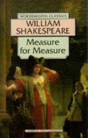 Cover of: Measure for Measure (Wordsworth Classics) (Wordsworth Classics) by William Shakespeare