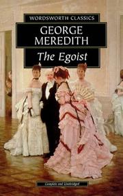 Cover of: Egoist by George Meredith