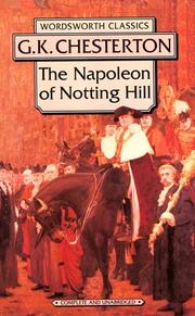 Cover of: Napoleon of Notting Hill (Wordsworth Collection) by Gilbert Keith Chesterton