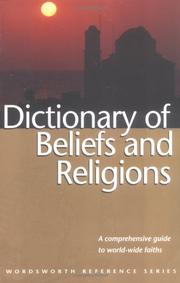 Cover of: Dictionary of Beliefs & Religions by Rosemary Goring