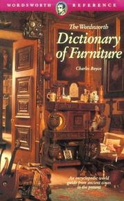 Cover of: Dictionary of Furniture