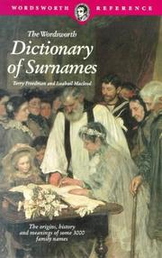 Cover of: Dictionary of Surnames (Wordsworth Collection)