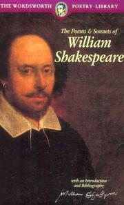 Cover of: Poems & Sonnets of William Shakespeare by William Shakespeare