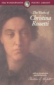 Cover of: POETICAL WORKS-ROSSETTI C