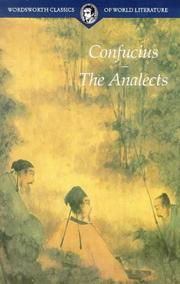 Cover of: Analects (Wordsworth Classics) | Confucius