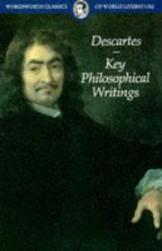 Cover of: KEY PHILOSOPHICAL WRITING (Wordsworth Classics) (Wordsworth Classics)