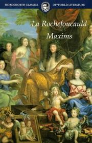 Cover of: Maxims