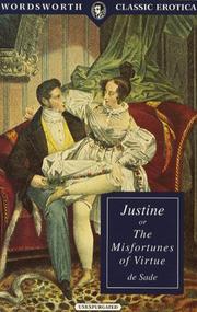 Cover of: Justine by Marquis de Sade