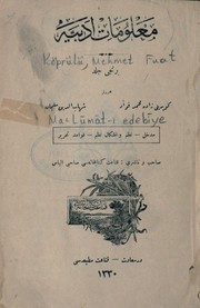 Malumat-ı Edebiye by Mehmet Fuat Köprülü