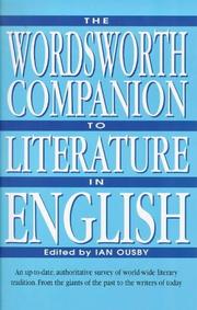 Cover of: Companion to Literature in English (Wordsworth Reference)