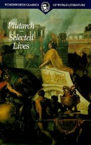 Cover of: Lives of the Noble Grecians and Romans