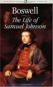 Cover of: The Life of Samuel Johnson, Ll.D. by James Boswell