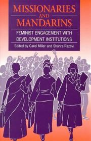 Cover of: Missionaries and mandarins: feminist engagement with development institutions