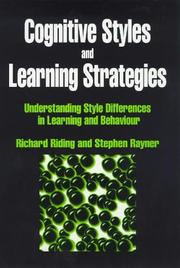 Cover of: Cognitive styles and learning strategies: understanding style differences in learning and behaviour