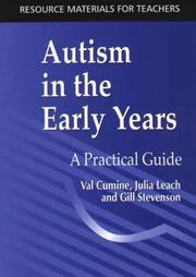 Cover of: Autism in the early years by Val Cumine