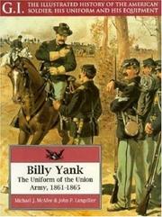Cover of: Billy Yank by Michael J. McAfee