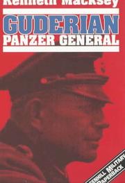 Cover of: Guderian, Panzer general by Kenneth John Macksey