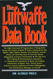 Cover of: The Luftwaffe data book by Alfred Price