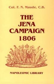 Cover of: The Jena campaign, 1806 by F. N. Maude
