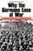 Cover of: Why the Germans lose at war