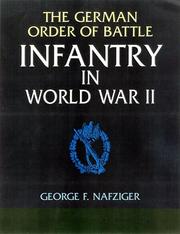 Cover of: The German order of battle by George F. Nafziger