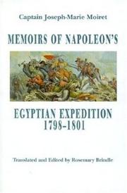 Cover of: Memoirs Napoleon Egyptian Expedition