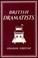 Cover image for British Dramatists