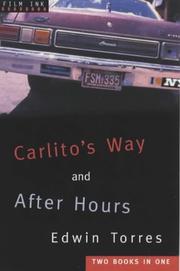 Cover of: Carlito's Way and After Hours (Film Ink)