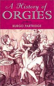 Cover of: A History of Orgies (Lost Treasures)