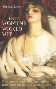 Cover of: More Women's Wicked Wit by Michelle Lovric