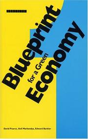 Cover of: Blueprint for a green economy by David W. Pearce