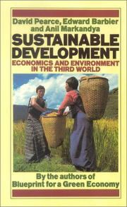 Cover of: Sustainable Development by 