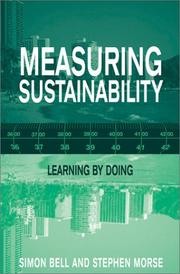 Cover of: Measuring Sustainability: Learning by Doing