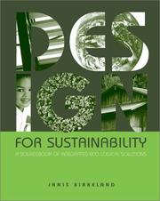 Cover of: Design for Sustainability by Janis Birkeland