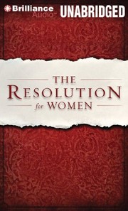 Cover of: The Resolution for Women by Priscilla Shirer