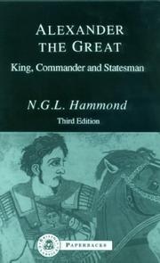 Cover of: Alexander the Great by Nicholas Hammond