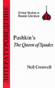 Cover of: Pushkin's The queen of spades by Neil Cornwell