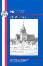 Cover of: Proust: Combray (French Texts Series) (French Texts Series)