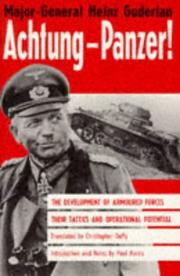 Cover of: Achtung-Panzer! by Heinz Guderian