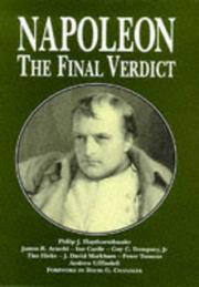 Cover of: Napoleon: the final verdict