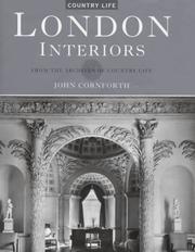 Cover of: London Interiors by John Cornforth