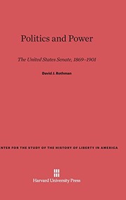 Cover of: Politics and Power by David J. Rothman