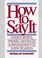 Cover of: How to say it