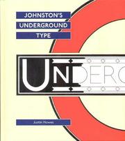 Cover of: Johnston's Underground Type