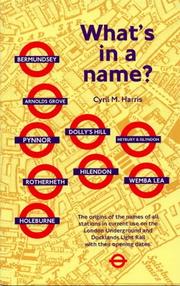 Cover of: What's in a Name?