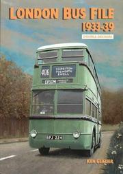 Cover of: London Bus File 1933-39