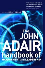Cover of: The John Adair Handbook of Management and Leadership by John Adair