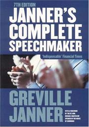 Janner's Complete Speechmaker by Janner, Greville.