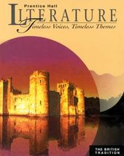 Cover of: Prentice Hall Literature the British Tradition | Bowder