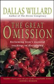Cover of: The Great Omission by Dallas Willard